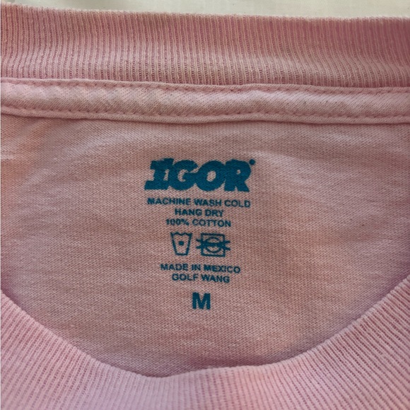 Tyler The Creator Igor tour crew neck t-shirt in pink - Picture 5 of 5
